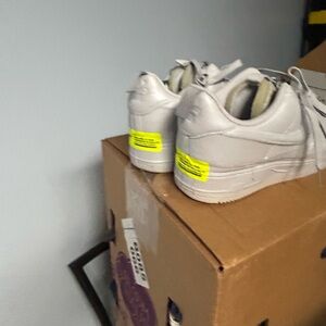 Nike Size 12 Gray Volt Air Force 1 Low